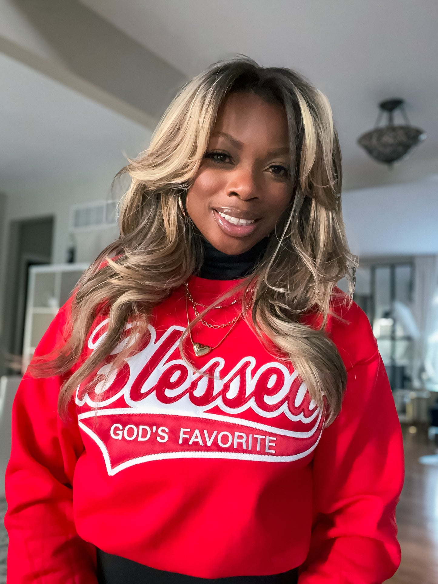 Covered in the Blood Crew Neck